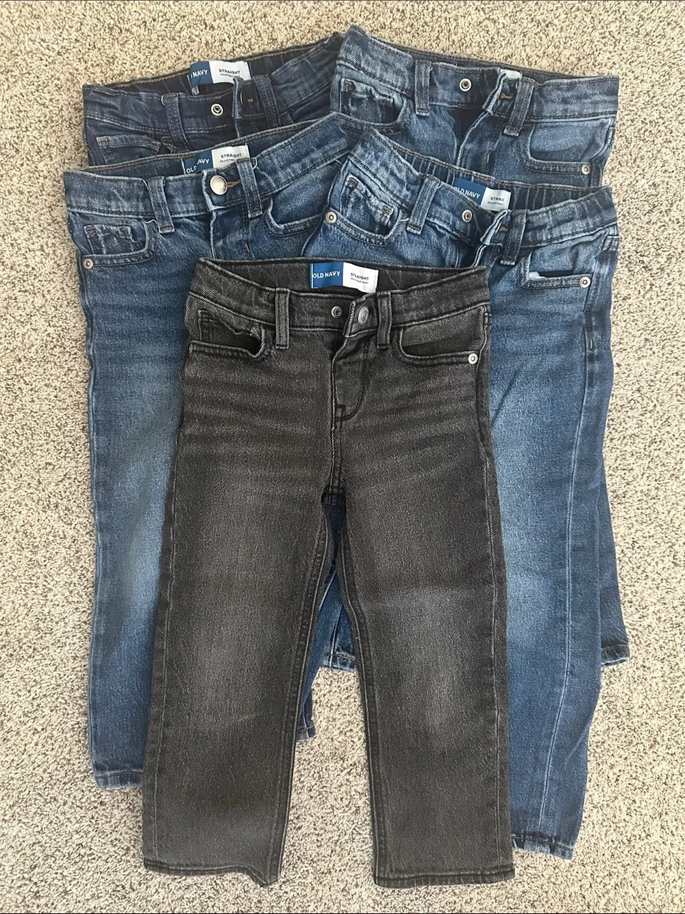 Old Navy 4T Straight Jeans - 5 pairs